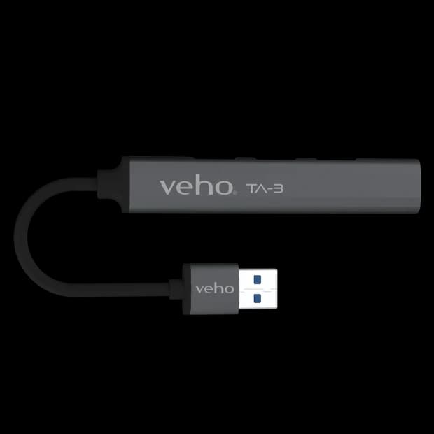 Veho TA-3 4-Port USB 3.0 Multi-Port Mini Hub | VAA-550-TA3-USB-A