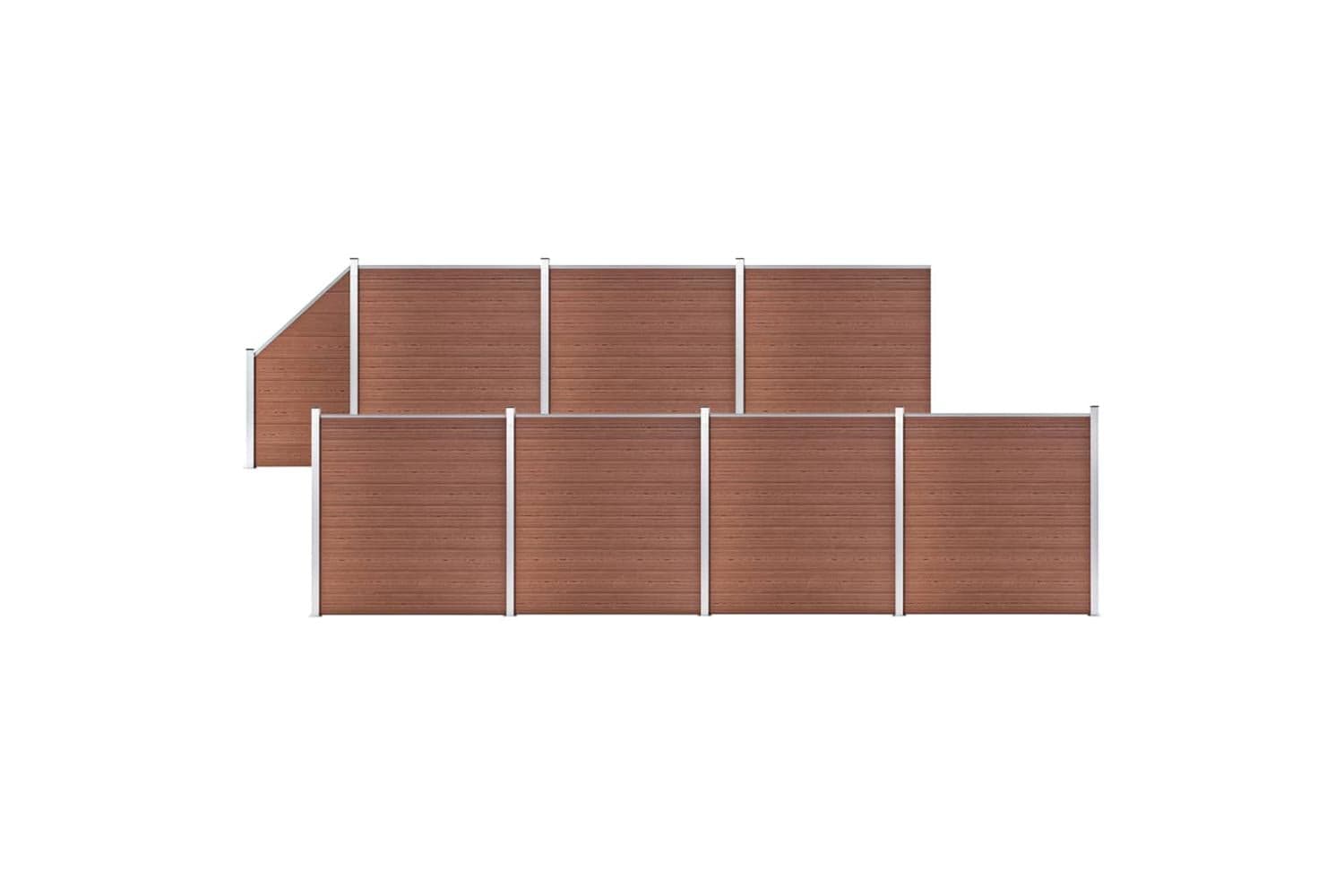 vidaXL WPC Fence