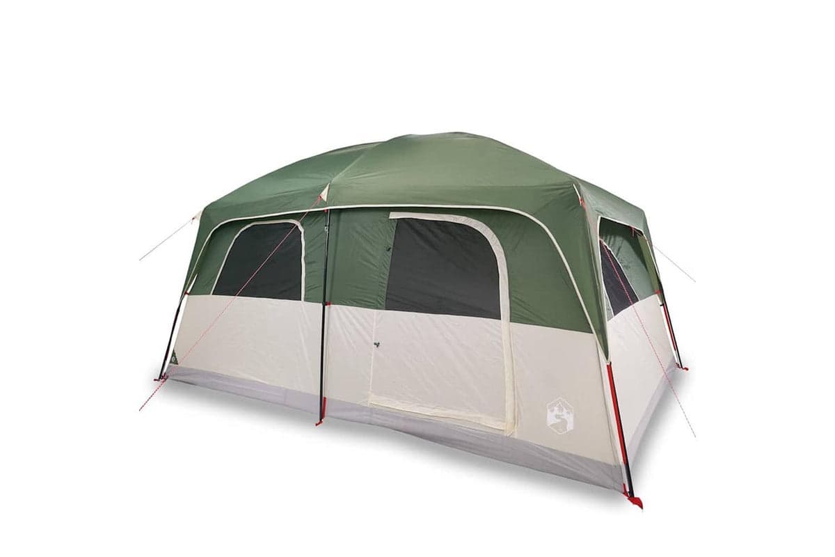Vidaxl Family Tent Cabin 8-person Green Waterproof