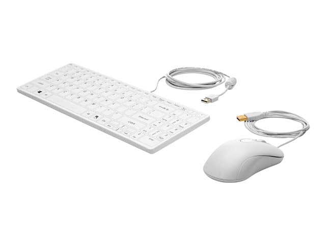 HP - Healthcare - keyboard and mouse set - UK Input Device