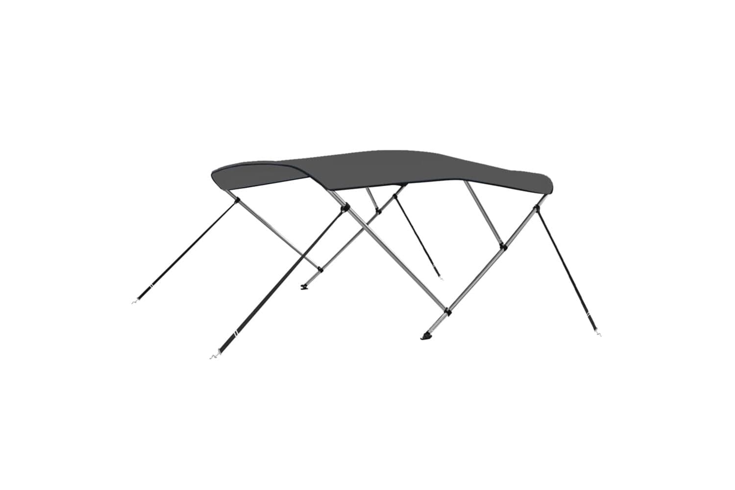 vidaXL 93135 3 Bow Bimini Top Anthracite 183x180x137cm