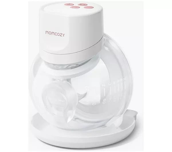 MOMCOZY S12 Pro+ Electric Wearable Breast Pump - White
