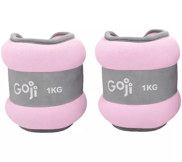 GOJI G1KGADB26 Ankle Wrist Weight - 1 Pair, Pink