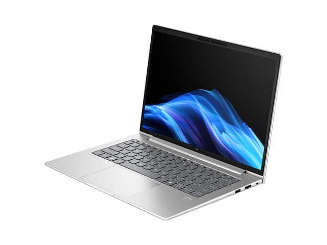 HP - EliteBook 6 G1i Notebook AI - AI PC - 177-degree hinge design - Intel Core Ultra 7 - 255U / up to 5.2 GHz - Win 11 Pro - Intel Graphics - 16 GB RAM - 512 GB SSD NVMe - 14" IPS 1920 x 1200 - Gigabit Ethernet - Wi-Fi 7, Bluetooth - pike silver - kbd: UK