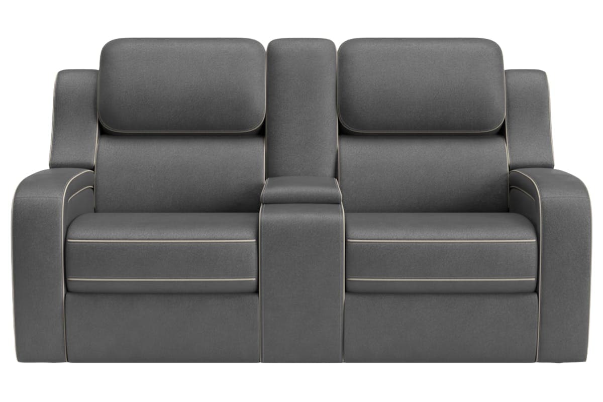 Shobi 2 Seater Sofa | Power Recliner | Console | Heated & Massage Seat | Fabric