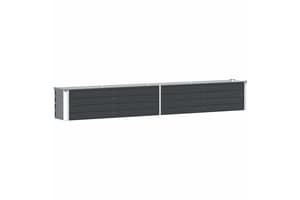 vidaXL 47055 Garden Raised Bed Galvanised Steel 320x40x45cm Anthracite