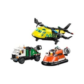 LEGO® City Airplane, Service Truck & Hovercraft Remix