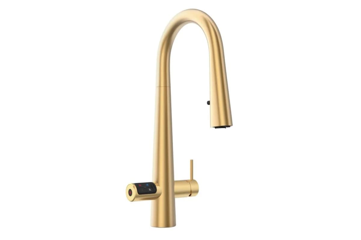Zip Water HydroTap G5 Celsius Plus Pull-Out All in One Boiling Chilled Sparkling Hot & Cold Tap | Brushed Gold