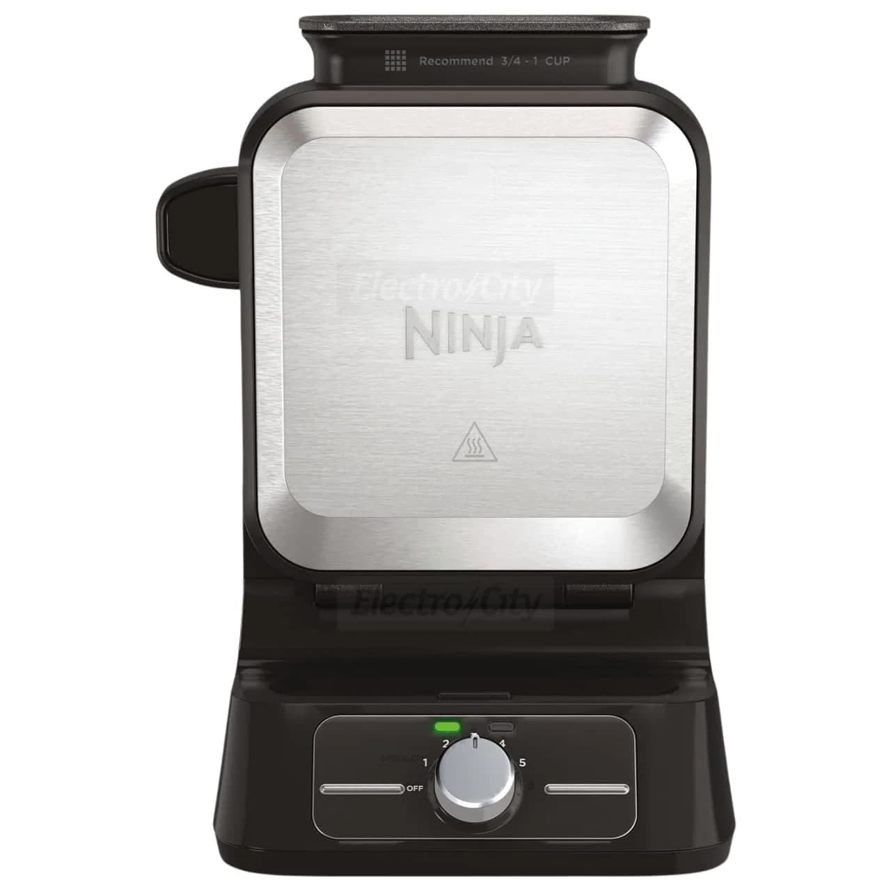 Ninja Belgian Waffle Maker 1000W | Black & Silver