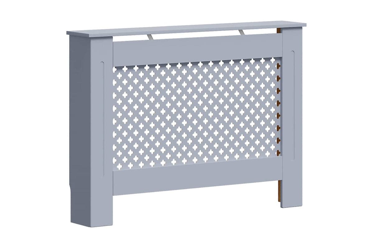 vidaXL Radiator Cover Anthracite 112x19x81.5cm Mdf