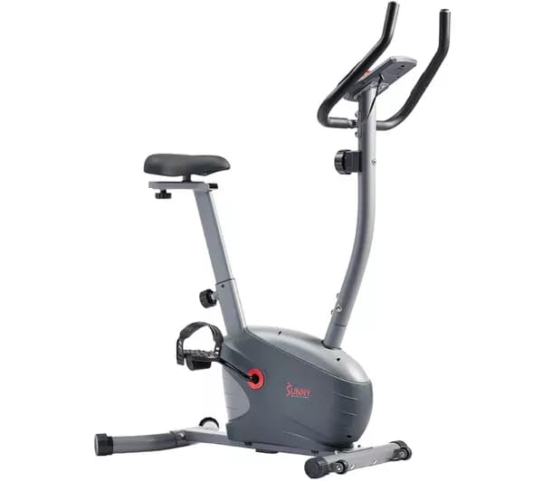 SUNNY HEALTH Performance Upright Exercise Bike - Grey