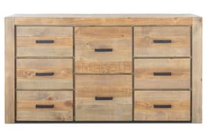 Coolmore Dresser | 8 Drawers | Natural