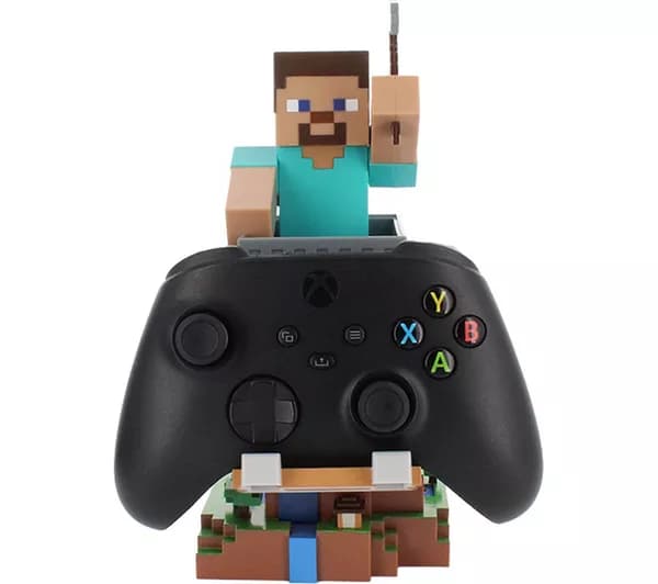 CABLE GUYS Minecraft: Steve Phone & Controller Holder