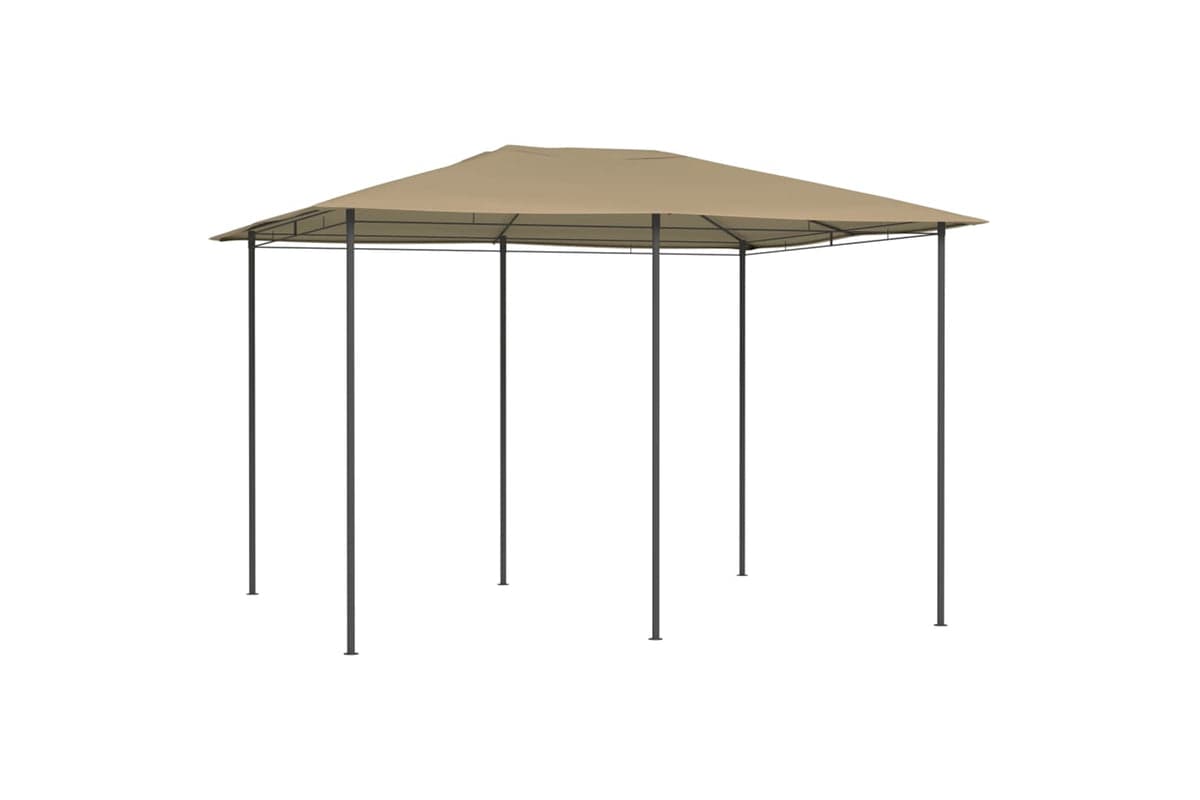 Vidaxl 313615 Gazebo 3x4x2.6 M Taupe