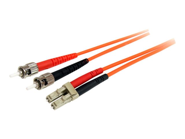 STARTECH.COM - Startech 3m Fiber Optic Cable - Multimode Duplex 62.5/125 - LSZH - OM1 - LC to ST Cat6 Patch Cable (FIBLCST3) - patch cable - 3 m - 3 m