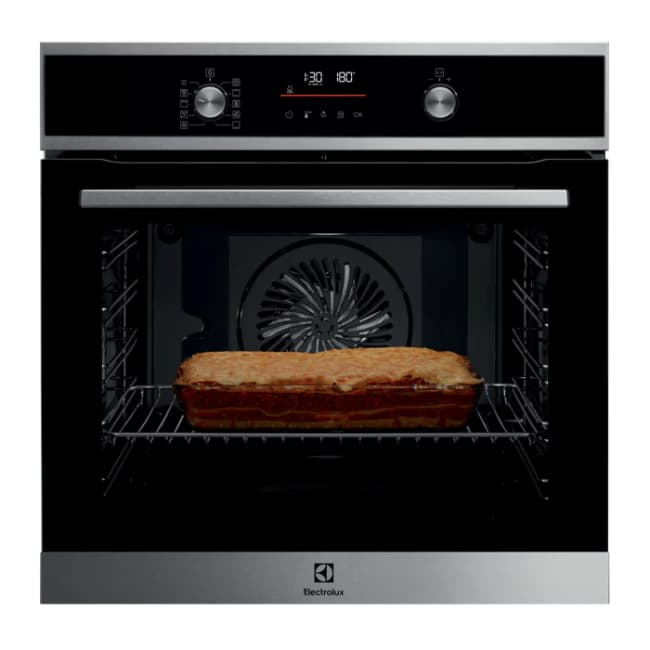 Electrolux 600 SurroundCook Pyrolytic Built-in Oven - Stainless Steel | EOF6P46X