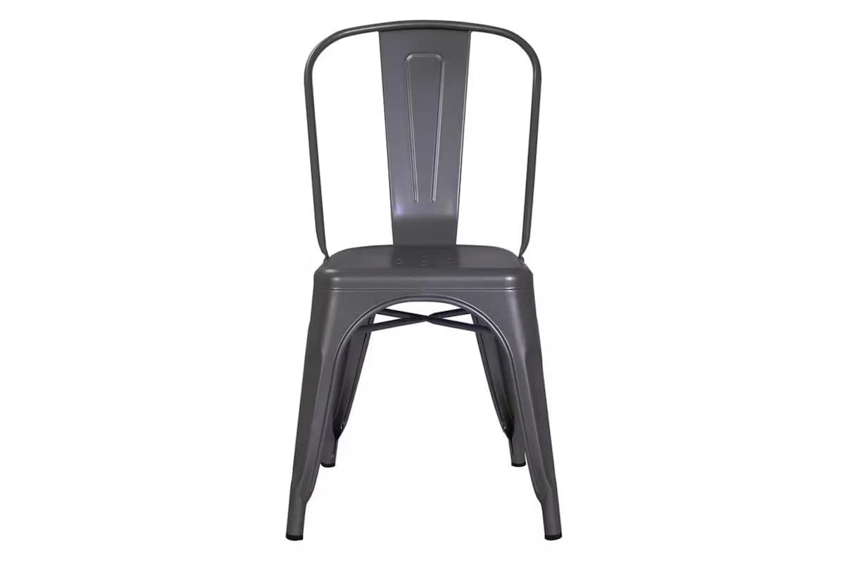Pollux Dining Chair | Metallic Grey