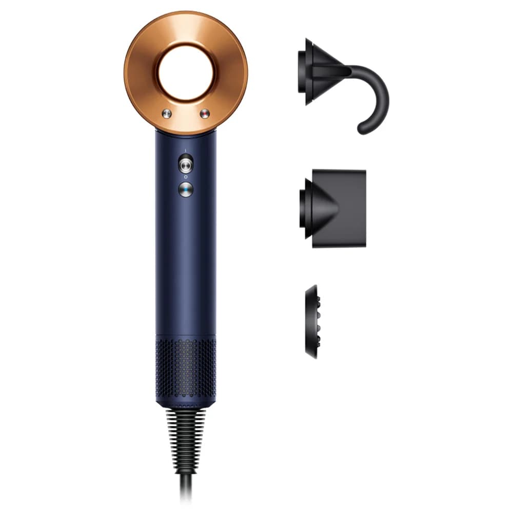Dyson Supersonic Hair Dryer with Straight+Wavy - Prussian Blue & Rich Copper | 113279-01