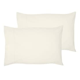 Egyptian Cotton 200 Pillowcase Ivory