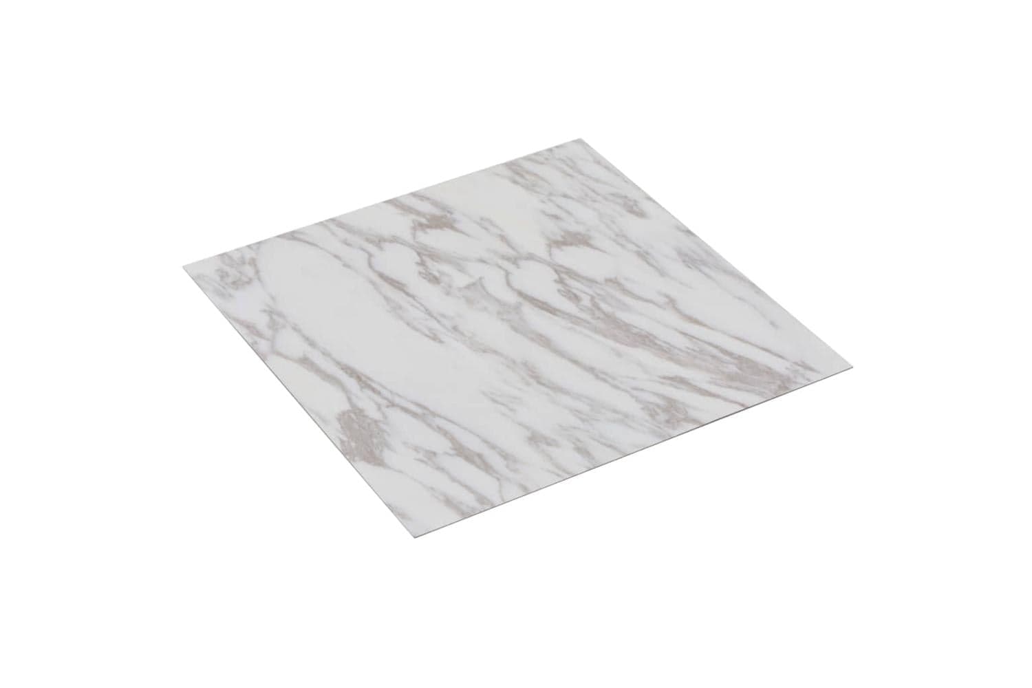 Vidaxl Self-adhesive Pvc Flooring Planks 5.11 Sq M White Marble