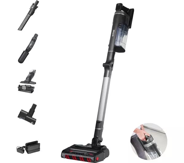 SHARK Stratos Anti Hair Wrap Plus Pet Pro IZ420UKT Cordless Vacuum Cleaner - Silver