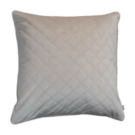 Velvet Quilted Cushion Mocha