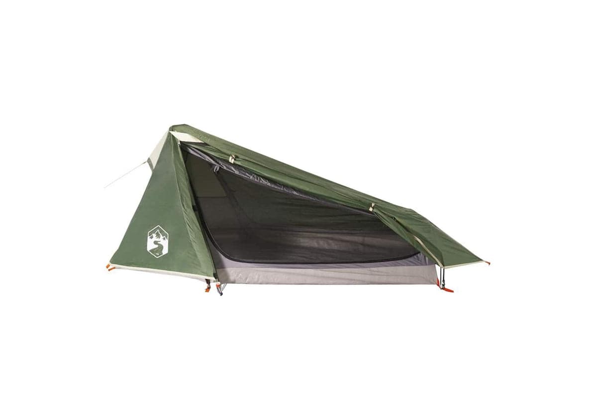 Vidaxl Camping Tent Tunnel 1-person Green Waterproof