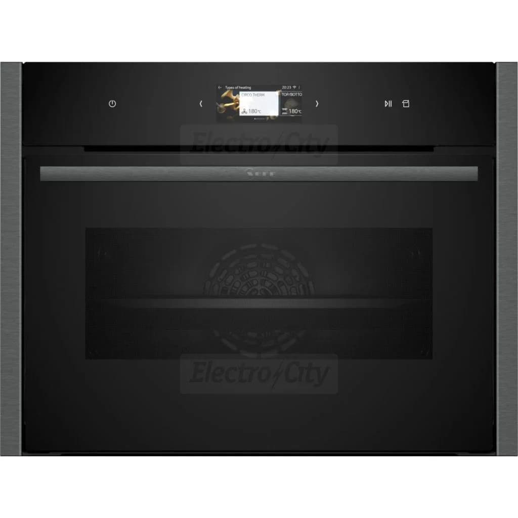 Neff N 90 47 Litre Built-In Smart Steam Oven | Graphite