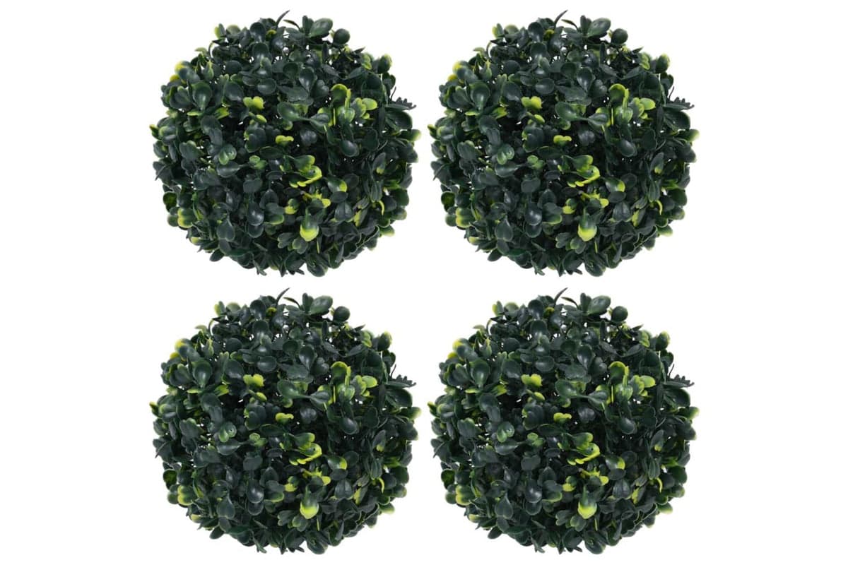Artificial Boxwood Balls 4 Pcs 12 Cm