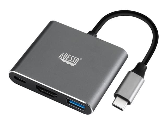 Adesso - 3-IN-1 - docking station - USB-C - HDMI