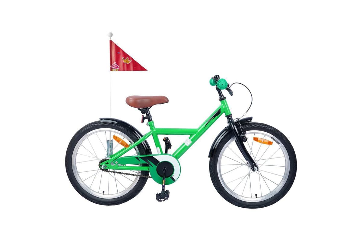Vidaxl Kids Bike 20'' For 6-11 Years Old Green