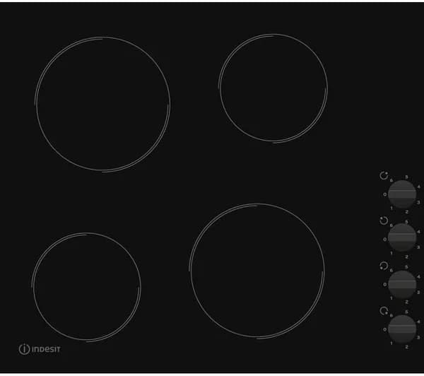 INDESIT RI 860 C Electric 58 cm Ceramic Hob - Black