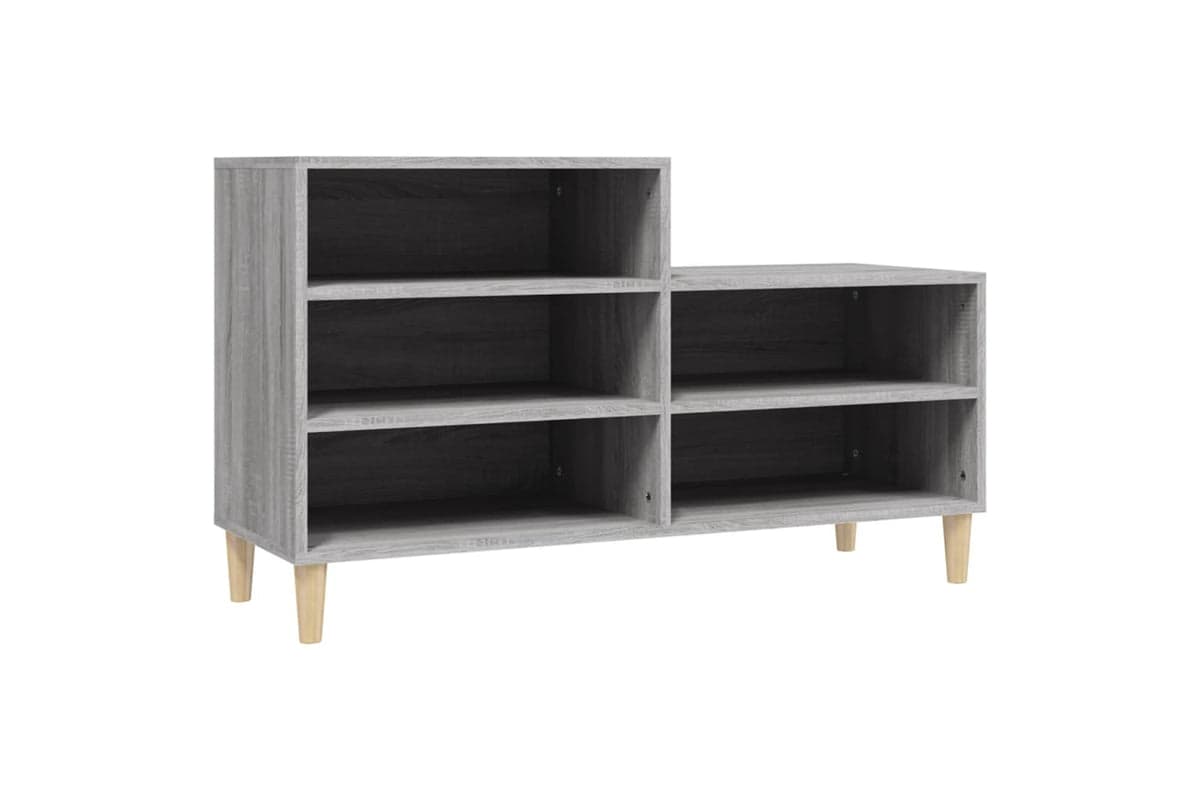 vidaXL 819730 Shoe Cabinet Grey Sonoma 102x36x60cm Engineered Wood