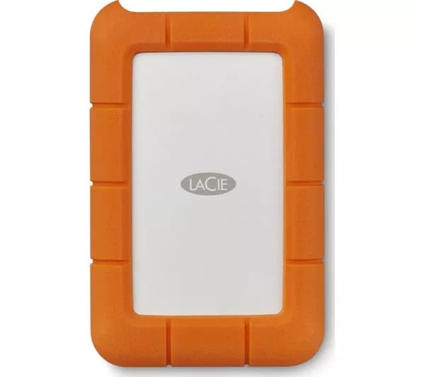 LACIE Rugged Portable Hard Drive - 2 TB, Orange