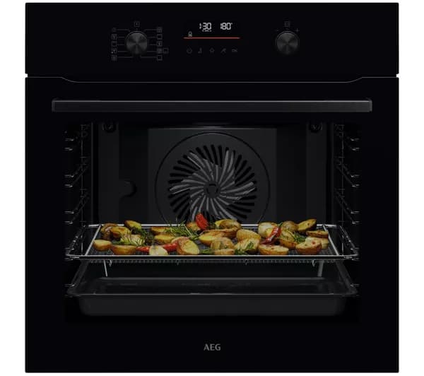 AEG 6000 SenseCook OS6PB50AK Electric Pyrolytic Oven - Black