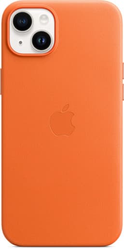 Apple iPhone 14 Plus Leather Case with MagSafe - Orange | MPPF3ZM/A