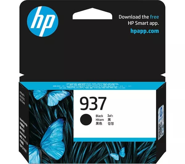 HP 937 Original Black Ink Cartridge