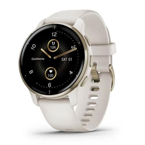 GARMIN GARMIN VENU 2 PLUS, WHITE AND CREAM COLD