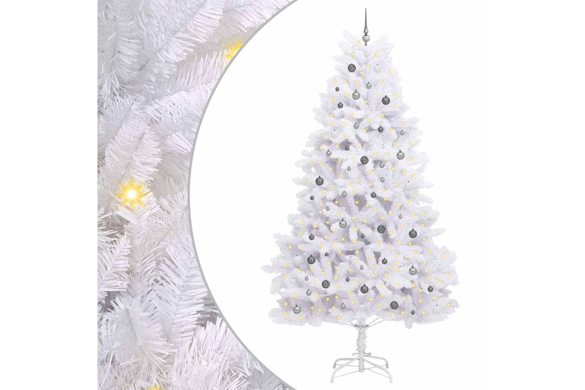Vidaxl Artificial Christmas Tree 300 Cm Pvc And Steel White