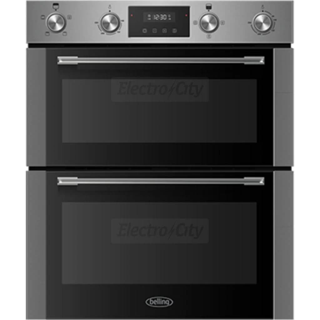 Belling Built Under 60cm Double Oven | Stainless Steel