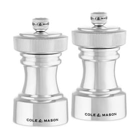 Hoxton 104mm Silver Plated Salt and Pepper Mills