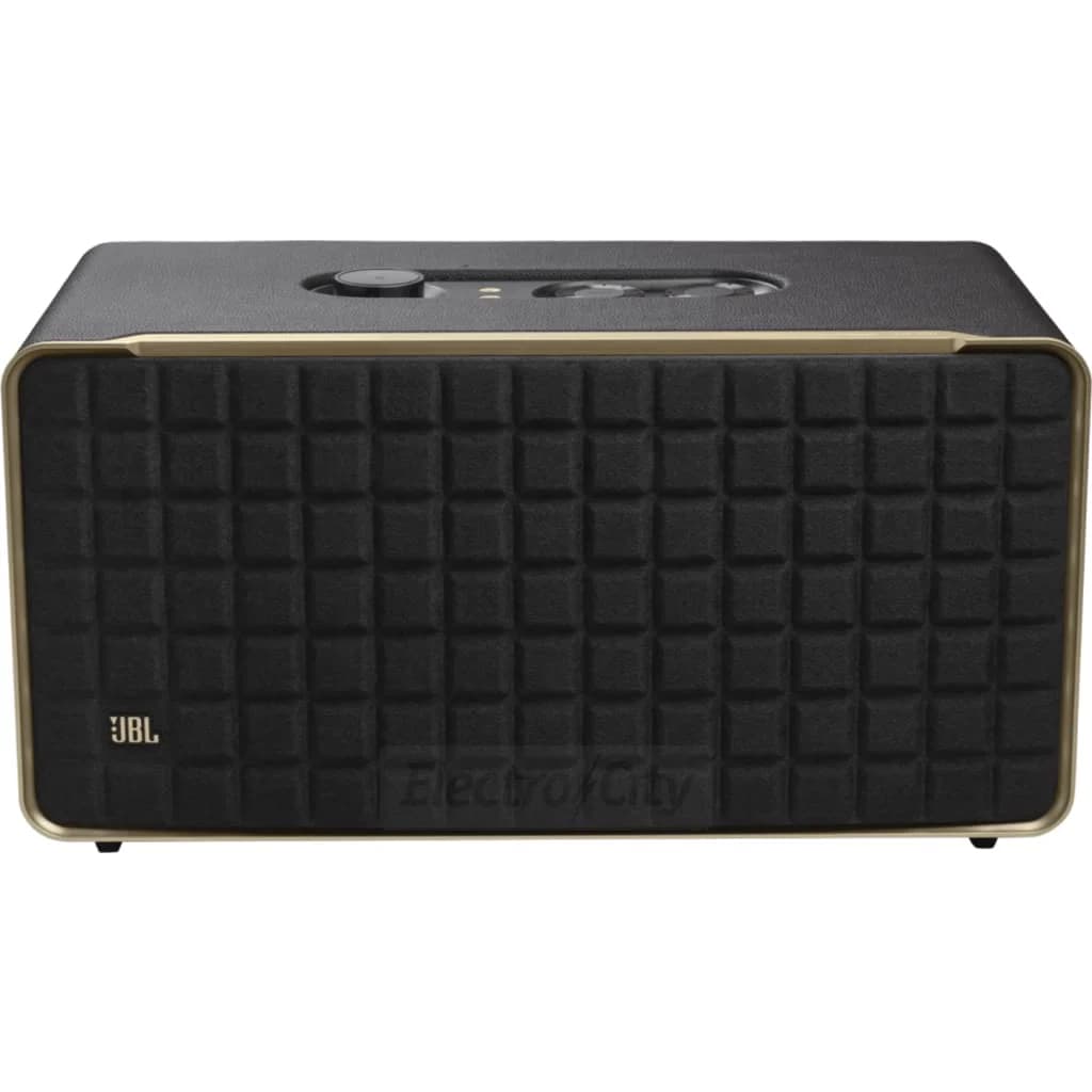 JBL Authentics 500 Retro Style Wi-Fi and Bluetooth Home Speaker | Black