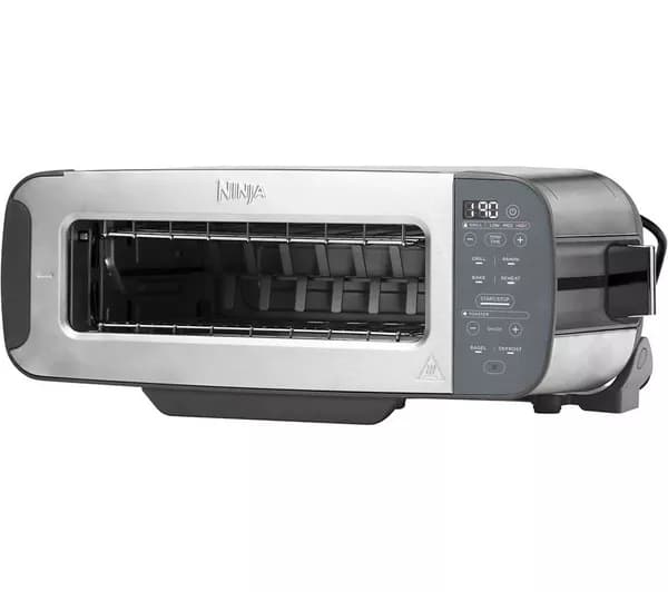 NINJA Foodie ST202UK 3-in-1 Toaster, Grill & Panini Press - Stainless Steel