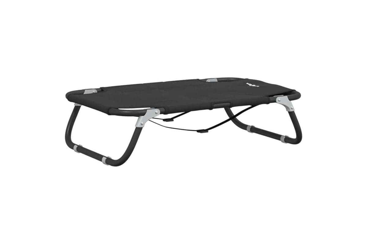 Dog Bed Foldable Anthracite Oxford Fabric And Steel
