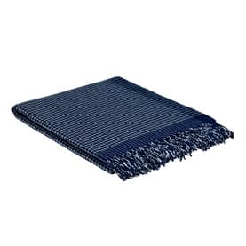 Cashmere and Lambswool Alpine Navy Throw