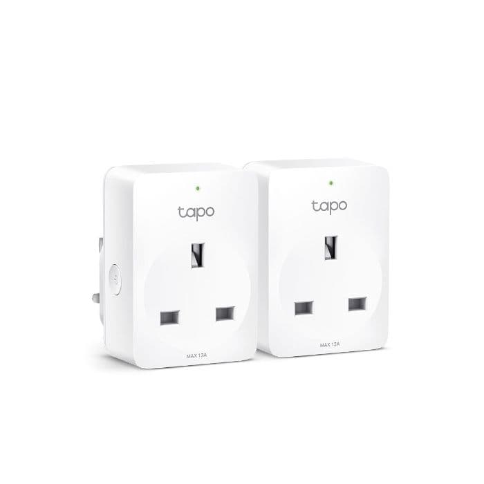 TP Link TAPOP1102PK, Smart Wi-Fi Socket w/ Energy Monitoring (2 Pack)