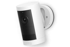 Ring 2K Outdoor Security Cam Plus Battery | White