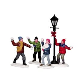 Snowball Fight Set of Four