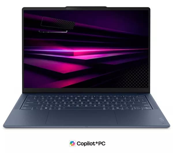LENOVO Yoga Slim 7 14" Laptop, Copilot+ PC - Snapdragon X2 Plus, 512 GB SSD, Cosmic Blue