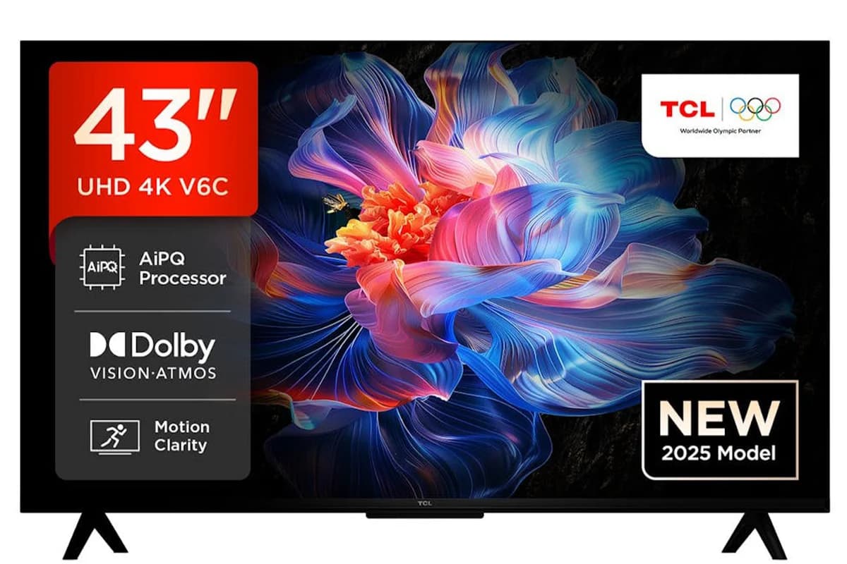 TCL 43'' Direct LED 4K HDR Smart TV | 43V6C